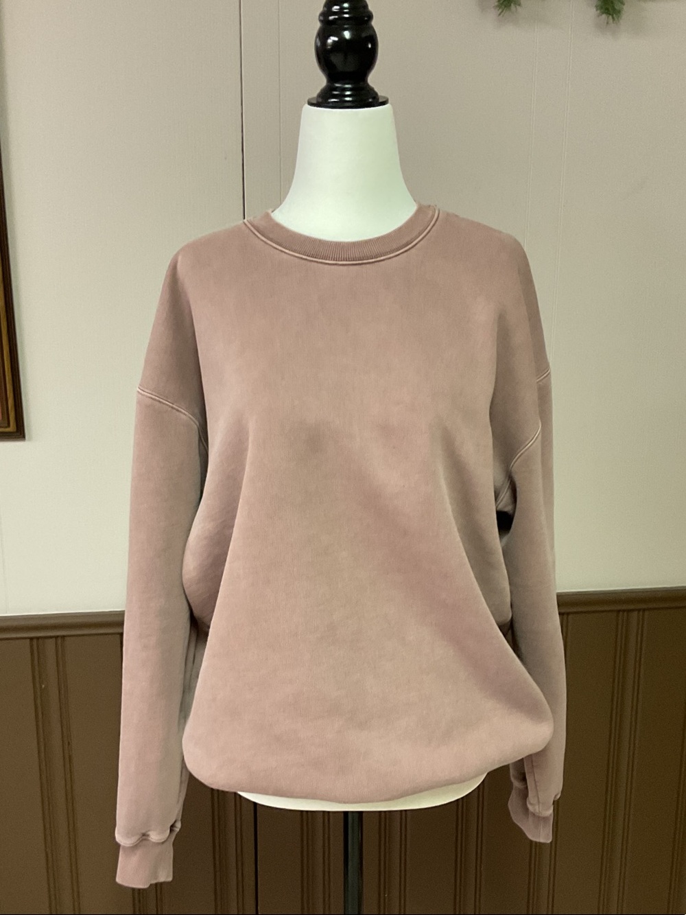Wilfred Free Aritzia Cozy Fleece Sweatshirt Size 1 Dusty Rose